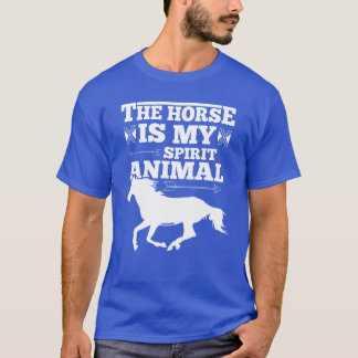 Horse costume spirit animal saying boy T-Shirt