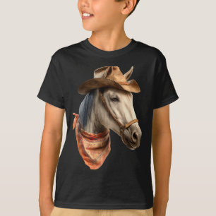 Horse Cowboy Equestrian Riding Funny Graphic T-Shirt