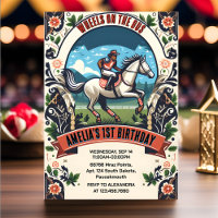 Horse Cowboy Kentucky Derby Party 1st Birthday