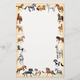 Horse Crazy Stationery Tangerine