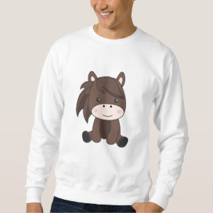Horse Cute Pony Equine Rider For Children Sweatshirt