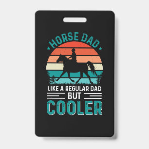 Horse Dad Badge
