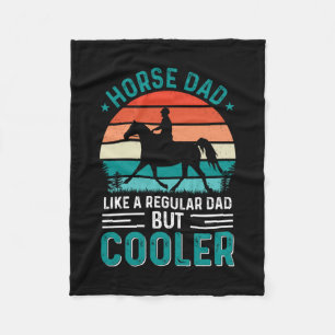 Horse Dad Fleece Blanket