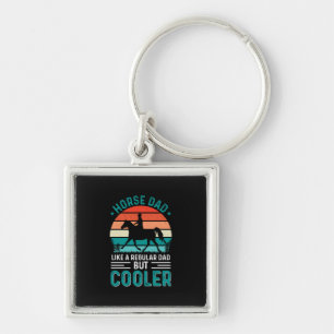 Horse Dad Keychain