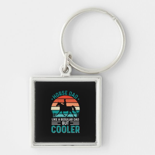 Horse Dad Keychain (Front)