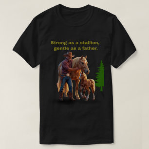 Horse Dad Pride – Father’s Day Equestrian Edition T-Shirt