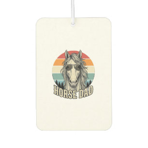 Horse Dad Vintage Sunset Engraving Vector Design_1 Air Freshener