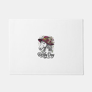 Horse Dad Vintage Western Cowboy Rider Shirt Desig Doormat
