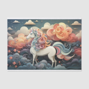Horse deco style decoupage tissue paper