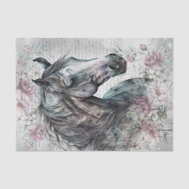 Horse Decoupage Tissue Paper (Front)