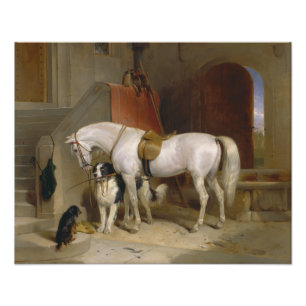 Horse dog Favourites painting art Landseer Propert Photo Print