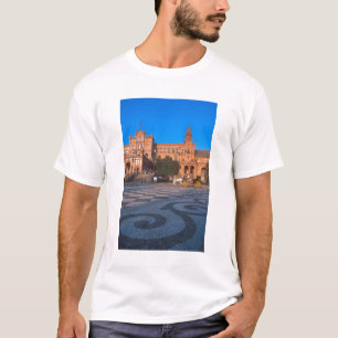 Horse drawn carriage in the Plaza de Espana in T-Shirt
