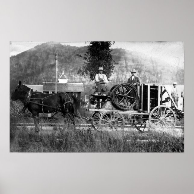 Horse Drawn Cart Poster (Front)