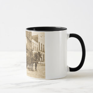 Horse Drawn Fire Engine Vintage Mug