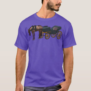 Horse Drawn riage Coach T-Shirt
