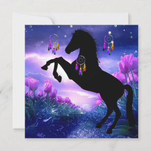 Horse Dreamcatcher Card