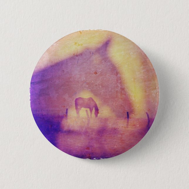 Horse Dreams 2 Inch Round Button (Front)