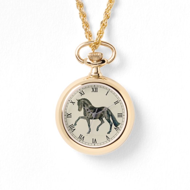 HORSE DRESSAGE OLDENBURGER - FURSTENBALL - DH WATCH (Front)