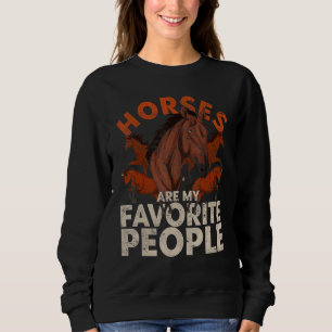 Horse Equestrian Cute Animal Horse Riding Horse Sweatshirt