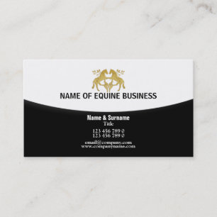 Horse equestrian farrier equine   Personalize Business Card