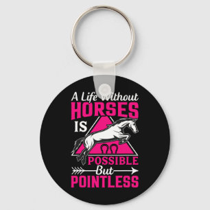 - Horse Equestrians Keychain