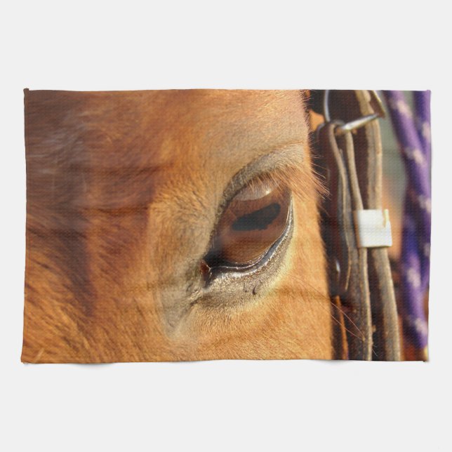 Horse Eye Kitchen Towel (Horizontal)