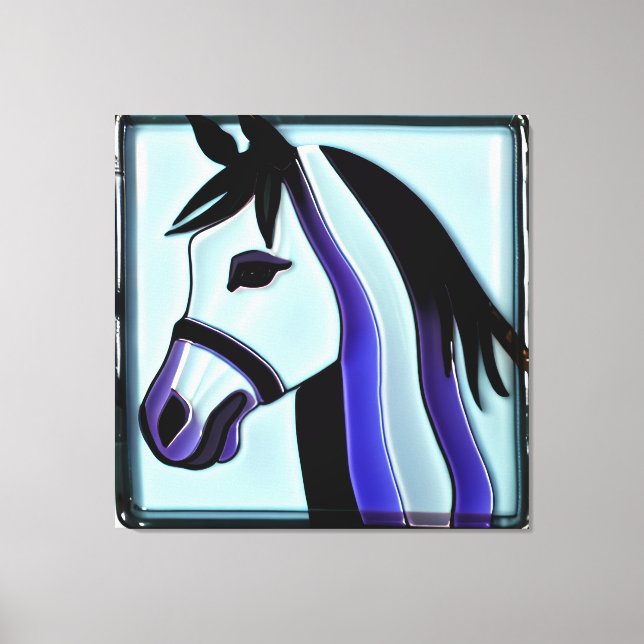 Horse Face, Canvas Art (Front)