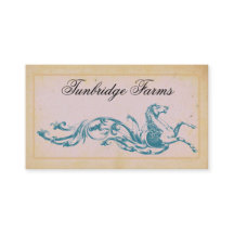 Horse Farm Embarquement Cartes de visite