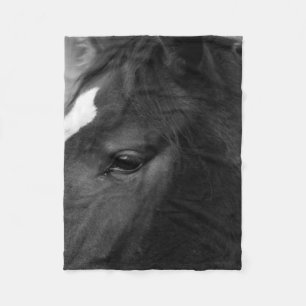 Horse fbcn fleece blanket
