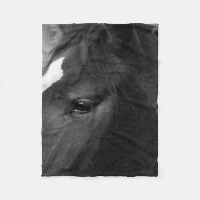 Horse fbcnm fleece blanket (Front)