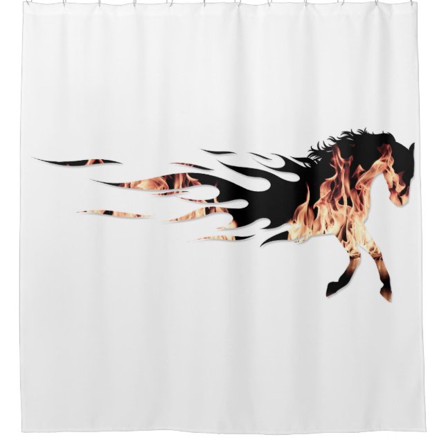 Horse Flames, Horse Logo, Horse (Front)