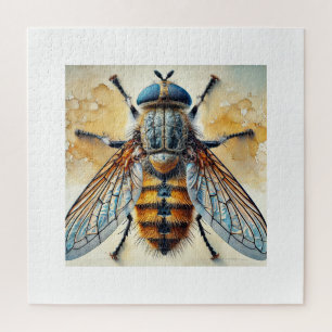 Horse Fly 061124IREF251 - Watercolor Jigsaw Puzzle