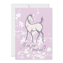 Horse Foal Baby Shower Invitation