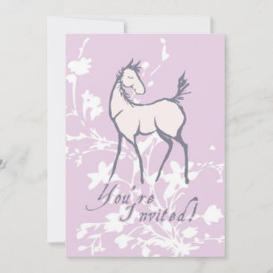 Horse Foal Baby Shower Invitation
