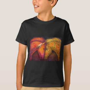 Horse Gift, War Peace Horses, Western Animal Art T-Shirt