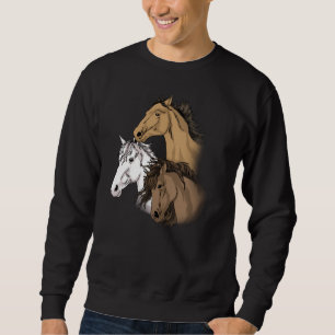 Horse Gifts For Girls 10-12 Love Riding Horse Sweatshirt