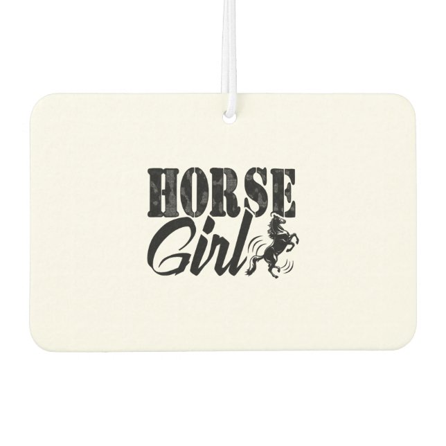 Horse Girl Air Freshener (Front)