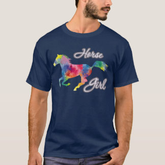 Horse Girl Country Woman Girl HorseBack Rider funn T-Shirt