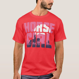 Horse Girl Horse Riding Lover girl T-Shirt