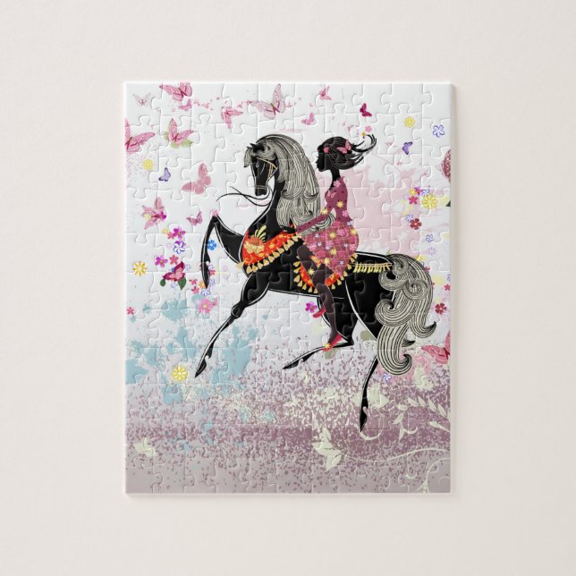 Horse Girl Jigsaw Puzzle (Vertical)