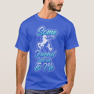 Horse Girl Manes Competition Love Of Animals retro T-Shirt