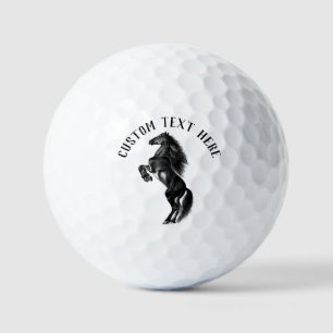 Horse Golf Balls with Custom Text Personalized