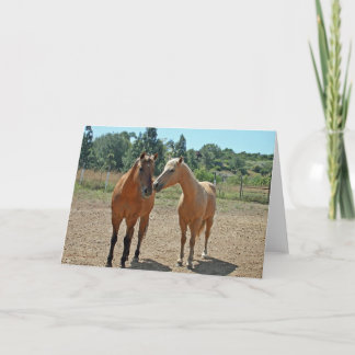 Horse Greeting Card