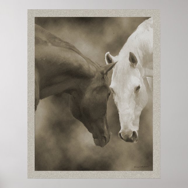Horse Greetings Poster (Front)