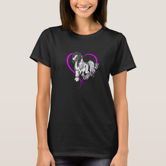 Horse   Gypsy Vanner T-Shirt (Front)