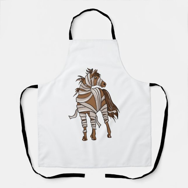 Horse Halloween  Apron (Front)
