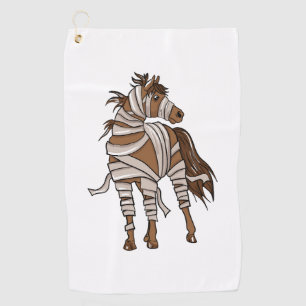 Horse Halloween  Golf Towel