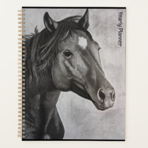Horse Hand Drawn Art  Planner