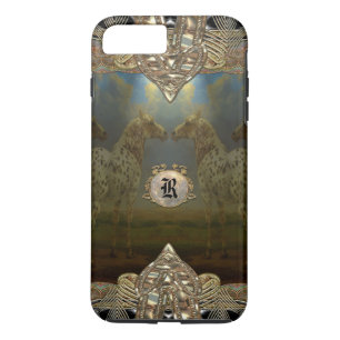 Horse Happiness Monogram Case-Mate iPhone Case