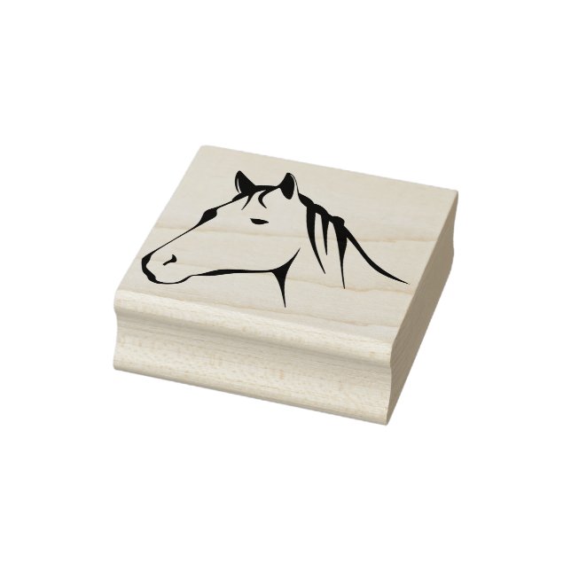 horse head art stamp (Stamp)